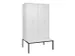 locker voor scheiding van kleding,HxBxD 2120x1200x815mm,4vak