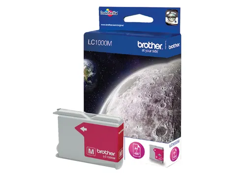 Inktcartridge Brother LC-1000M rood