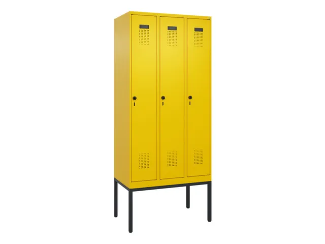 locker voor scheiding van kleding,HxBxD 2120x900x500mm,3vak