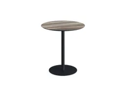 bistrotafel,HxØ 730x700mm,rond,schotelvoet zwart