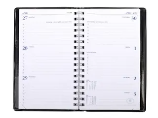 Agenda 2027 Ryam Memoplan 7 Suprema ringplastic 7dagen/2pagina's zwart - 4