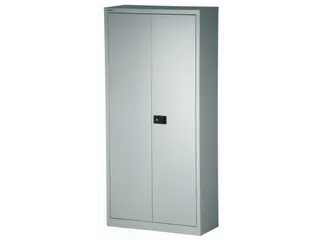Garderobe-/-Ordnerkast Staalplaat 3 Puntsluiting Kledingstang Grijs - 1