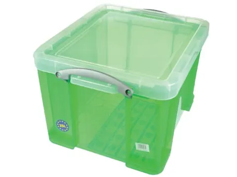 Opbergdoos 35 Liter Groen Transparant