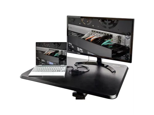 Zit Sta Mobiel Bureau 74-115cm Verstelbaar Blad 60x80cm