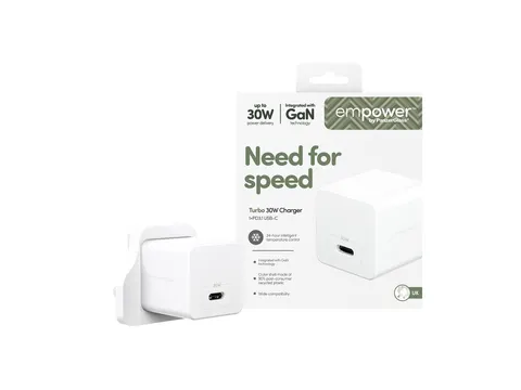 PanzerGlass empower by Turbo 30W Charger Single USB-C | UK Plug