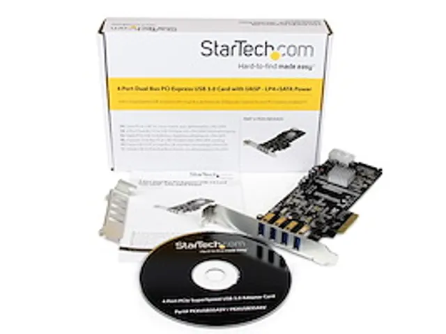 4 Poorts PCI Express (PCIe) SuperSpeed USB 3.0 Adapterkaart UASP SATA