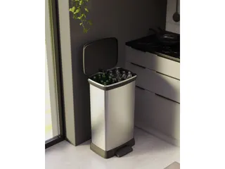 Pedaalemmer Decobin Duo 23+23 Liter Zilver Zwart - 11
