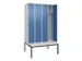 locker voor scheiding van kleding,HxBxD 2120x1200x815mm,4vak