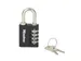 Hangslot MasterLock combi alu + sleutel 40mm zwart