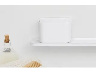 Mindset Badkamer afvalbakje 1.28 Liter Wit - 7