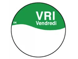Daymark Label Dagetiket Vrijdag Permanent Rol 1000 Stuks