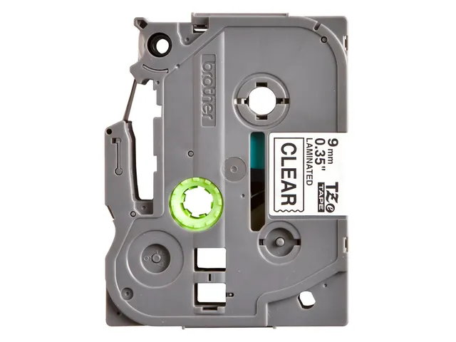 Ruban de lettrage Brother P-Touch TZE-121 standard 9mm noir sur transp