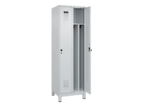 locker voor scheiding van kleding,HxBxD 1950x600x500mm,2vak