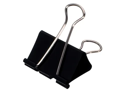Papierklem MAUL 215 foldback 41mm capaciteit 19mm zwart
