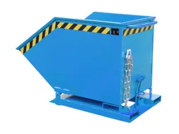 Kiepbak Staalplaat 910x840x1390mm Inh. 0.60m³ 300kg Blauw
