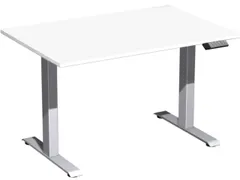 Elektrisch ihv bureau,HxBxD 730-1230x1200x800mm,blad wit