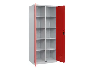 wasgoedverdeelkast,HxBxD 1850x800x500mm,vak B 400mm,draaigrendel - 2