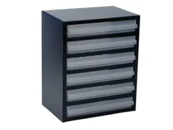 Transparante magazijnbak,HxBxD 440x360x250mm,6lade(s)