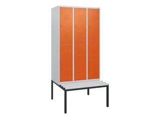 Dubbeldekse dekenkist,HxBxD 1950x900x815mm,3x2vak.,vak B 300mm - 1