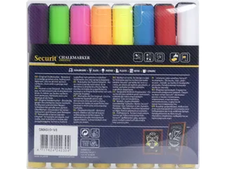 Krijtstift Securit Sma-510 Schuin Assorti 2-6mm Blister à 8st - 9
