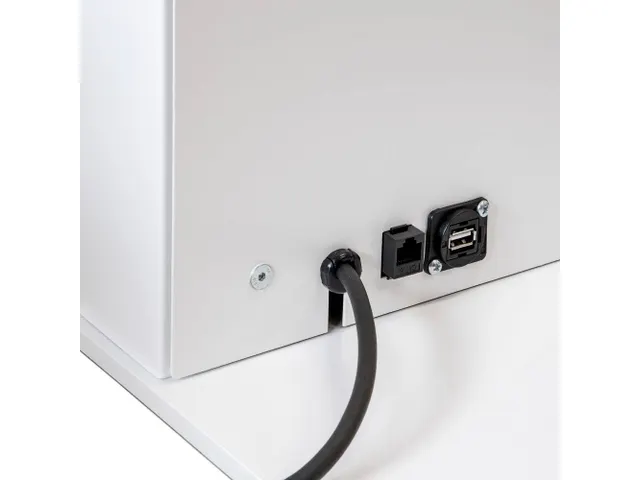 Digitale Smart Line Totem Rack Wit 43 inch Samsung scherm