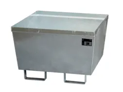 Opvangbak 1x 200l Opvangvol. 229l Vuurverzinkt 545x 800x 800mm Open
