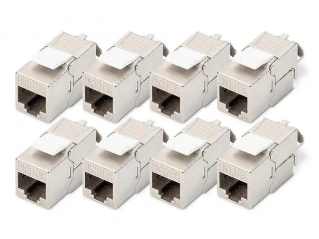 CAT 6A keystone module afgeschermd gereedschapsloze verbinding 8st