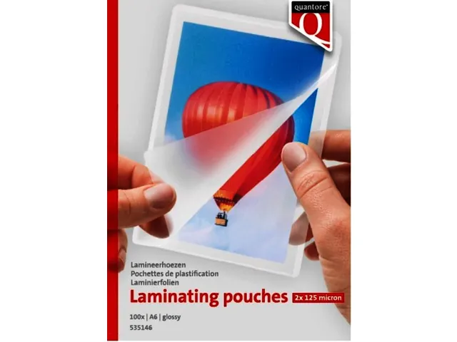 Lamineerhoes Quantore A7 2x125micron 100stuks