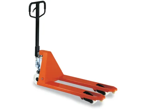 Palletwagen 2.5t Zwenk-/vorkwielen Nylon Enkelvoudig Vorklengte 910mm