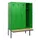 locker met bank,HxBxD 1950x1200x815mm,4vak,vak B 300mm,draaigrendel