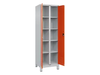 wasgoedverdeelkast,HxBxD 1950x600x500mm,vak B 300mm,draaigrendel - 2