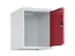 opzetkast,v. locker,1vak.,vak B 400mm,HxBxD 500x400x500mm,vleugeldeur