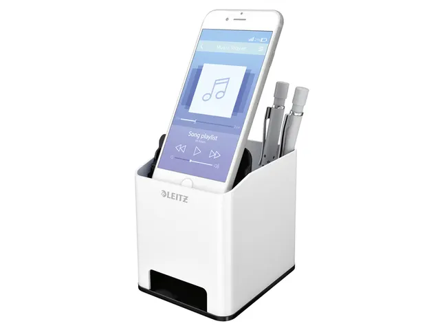 Pot à crayons Leitz WOW blanc/noir