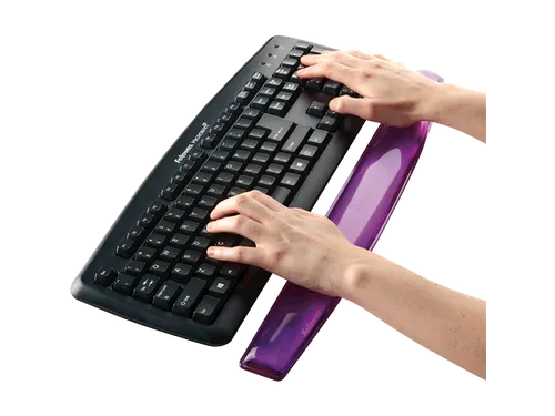 Polssteun toetsenbord Fellowes Crystals gel paars