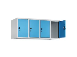opzetkast,v. locker,4vak.,vak B 300mm,HxBxD 500x1200x500mm - 1