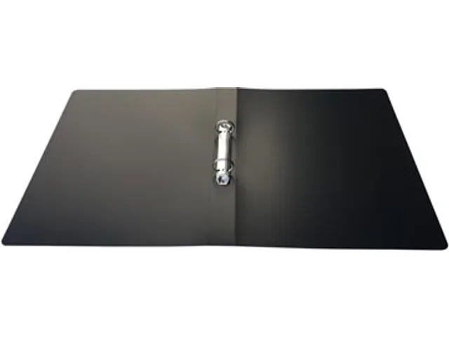 ringmap voor A4 uit PP 2 ringen van 25 mm zwart