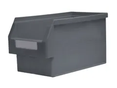 Magazijnbakken Pe Hxbxd 200X200X350/300Mm Grijs