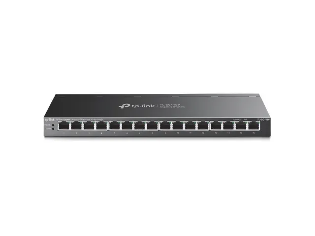 TP-Link TL-SG116P, Unmanaged, Gigabit Ethernet (10/100/1000), Full dup