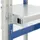 doorschuifbeveiliging,v. palletstelling,B 3600mm,staal verzinkt