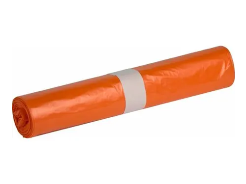 Afvalzak 58x100cm Oranje T23 80 Liter doos 20x25 Stuks