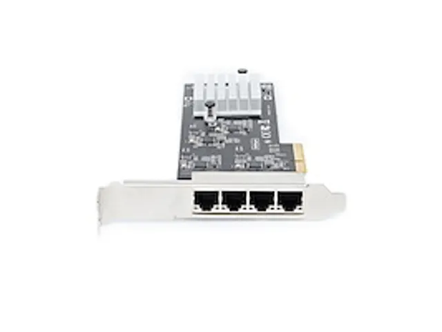 4-Poorts 2.5Gbps NBASE-T PCIe Netwerkkaart