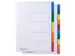 Tabbladen Quantore A4 4-Gaats 5-Delig Assorti Tabs Pp