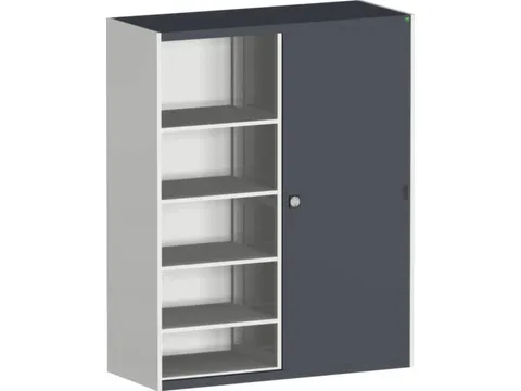 schuifdeurkast 2000x1600x650mm stalen scheidingswand Ral7035 Ral7016