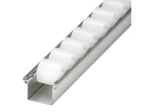 Rollenrails Cilindrische Rollen V.kunststof Afstand 28Mm L 3000Mm