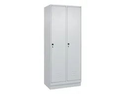 locker,HxBxD 1950x800x500mm,2vak,vak B 400mm,draaigrendel,sokkel