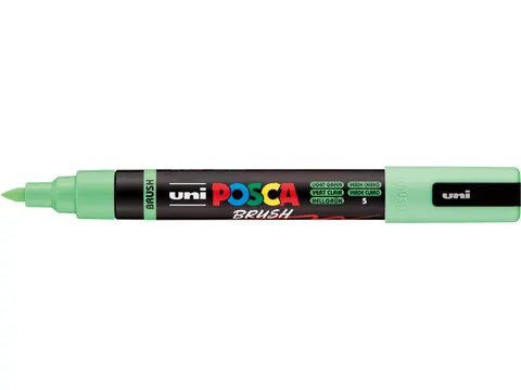 Uni Posca paintmarker PC-5BR 1 - 4 mm penseel lichtgroen