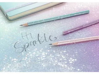 Potlood Faber-Castell Grip sparkle violet metallic - 11