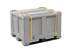 lithium-ion opslagcontainer,610l,HxBxD 760x1200x1000mm,HDPE in grijs
