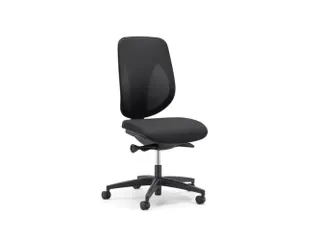 Draaistoel,Automatic-Move Mechanisme,Zitting Stof Zwart - 1