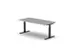 Table de conférence à hauteur réglable élec.,HxlxP 650-1310x1800x8